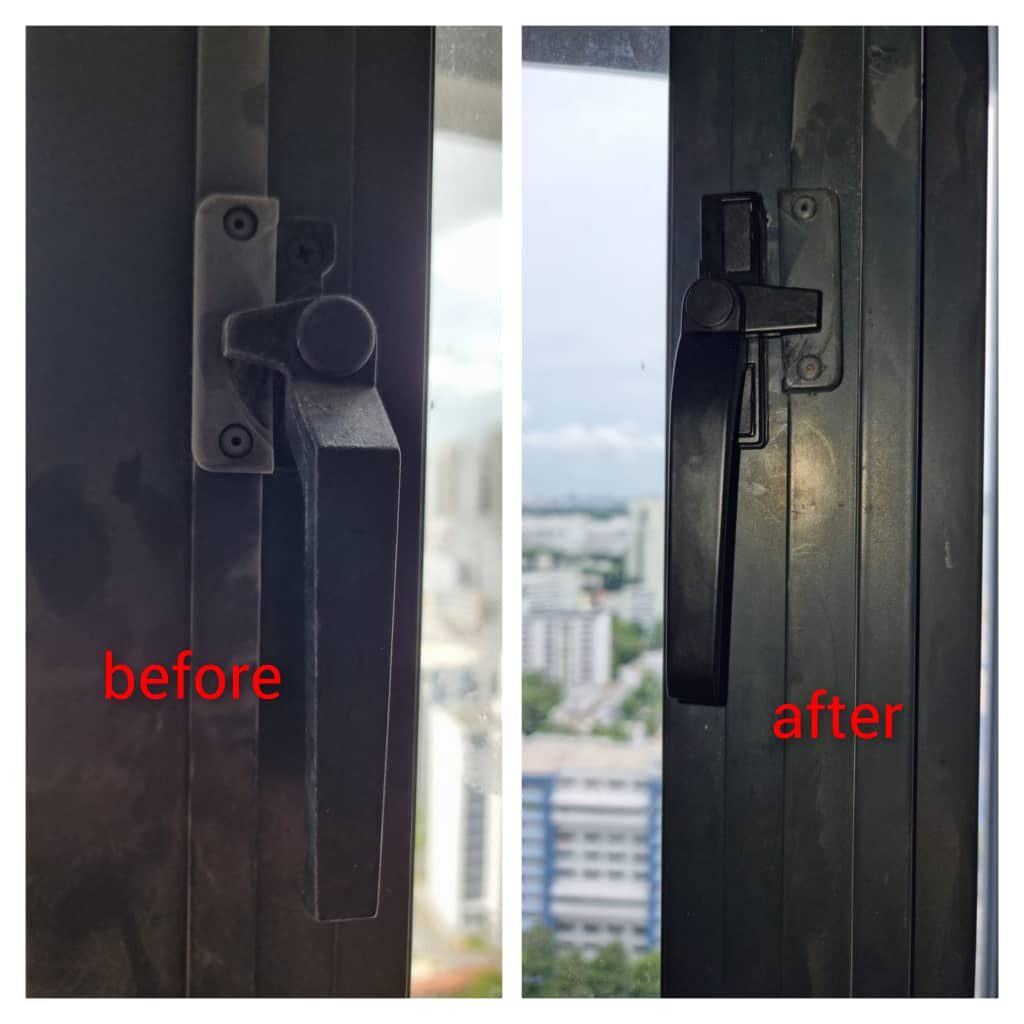 Supply And Replace Window Handle Window Repair Singapore