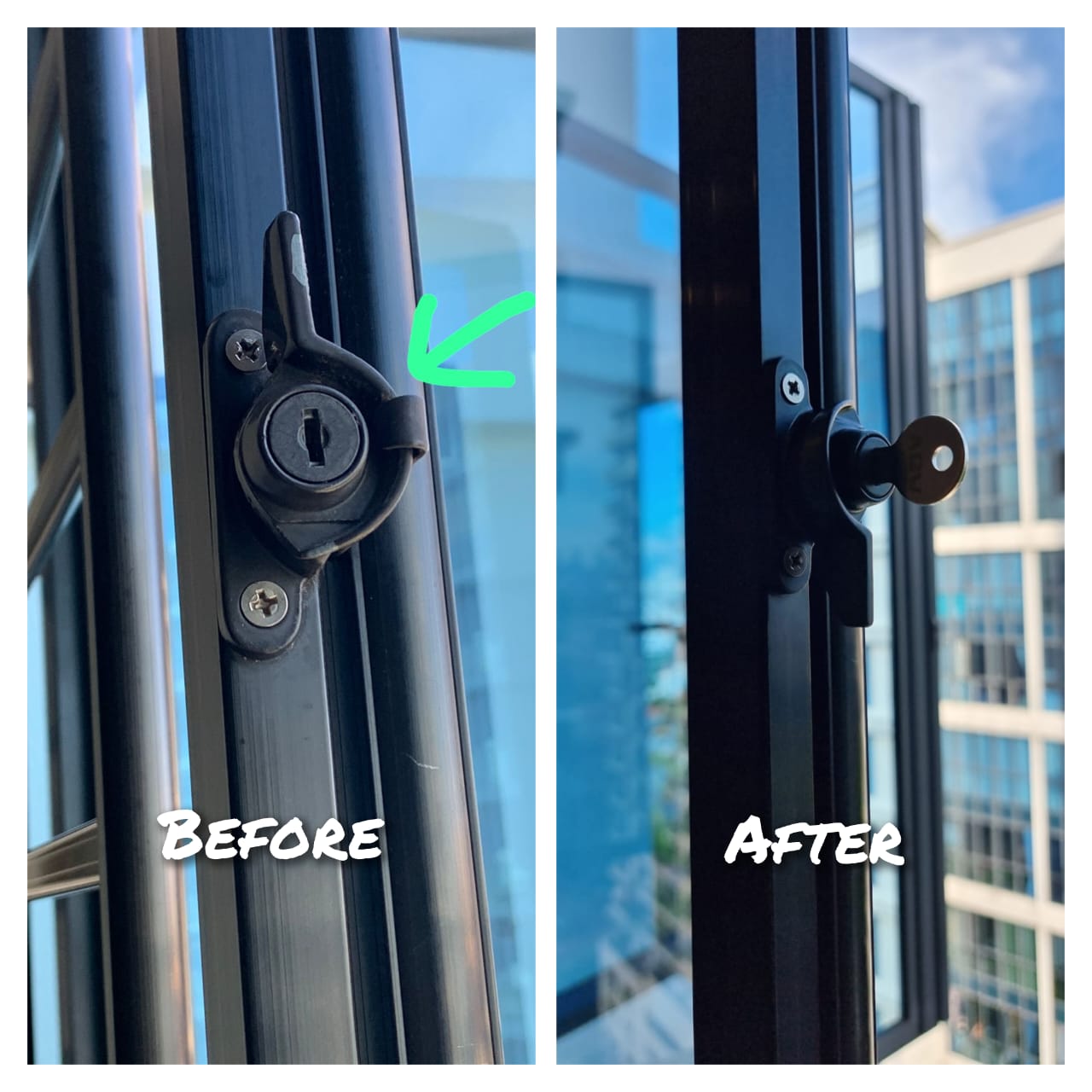 Supply And Replace Window Grill Lock Window Repair Singapore