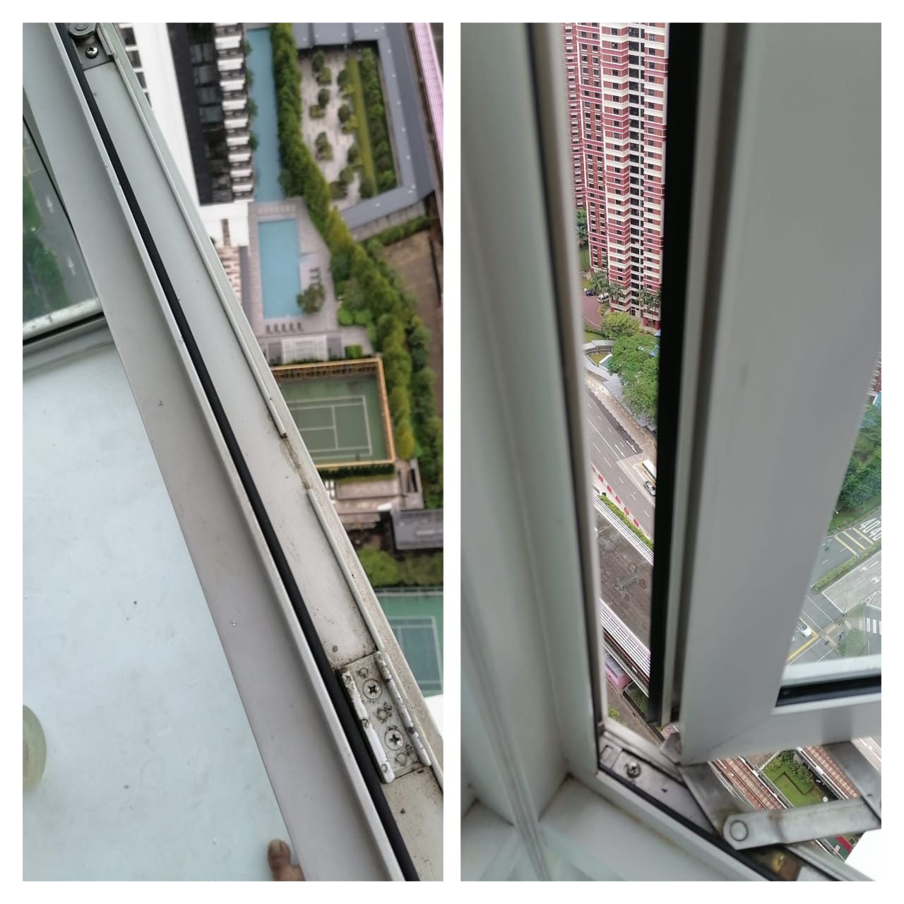 Supply And Replace New Window Gasket Window Repair Singapore