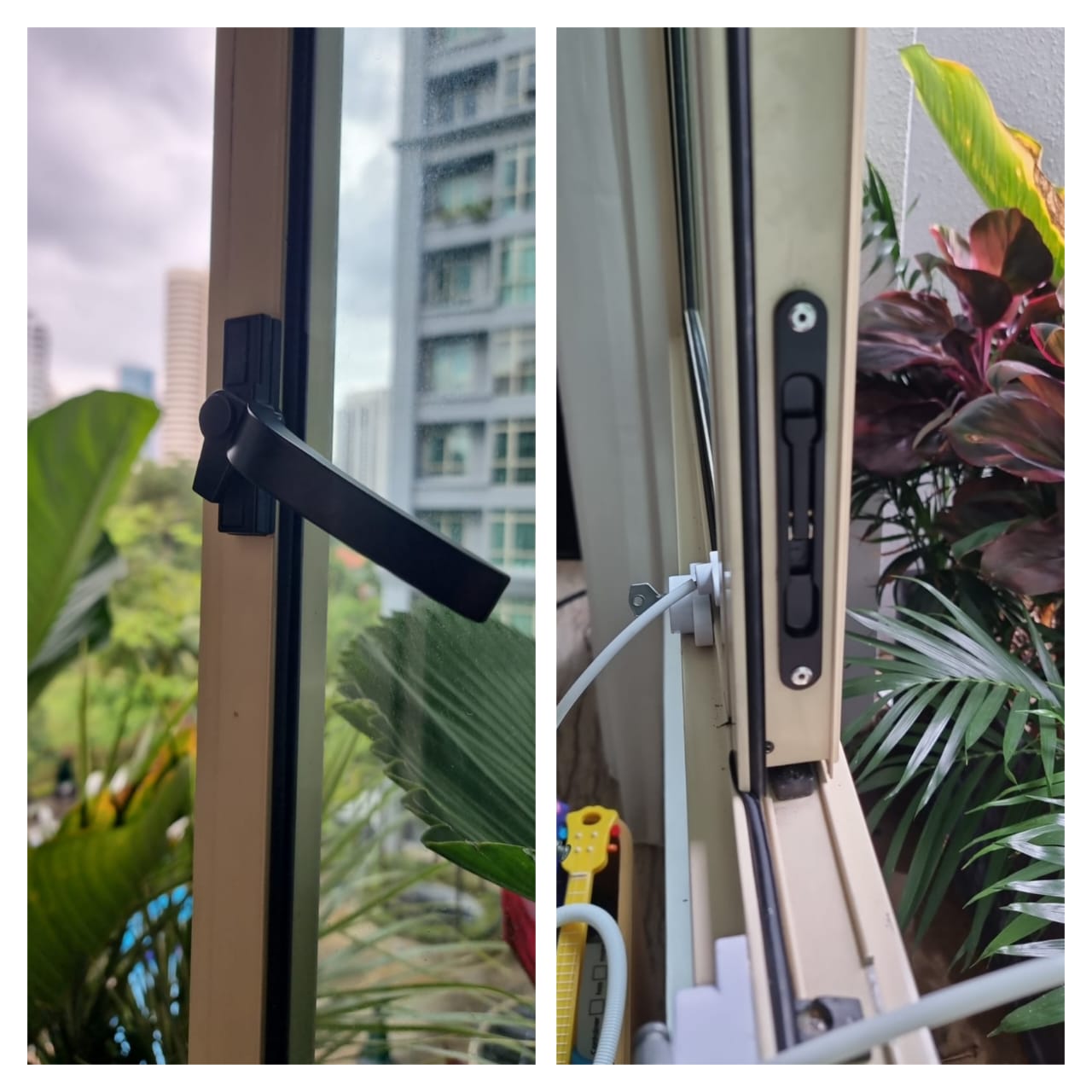 Supply And Replace New Window Latch And Handle Window Repair Singapore