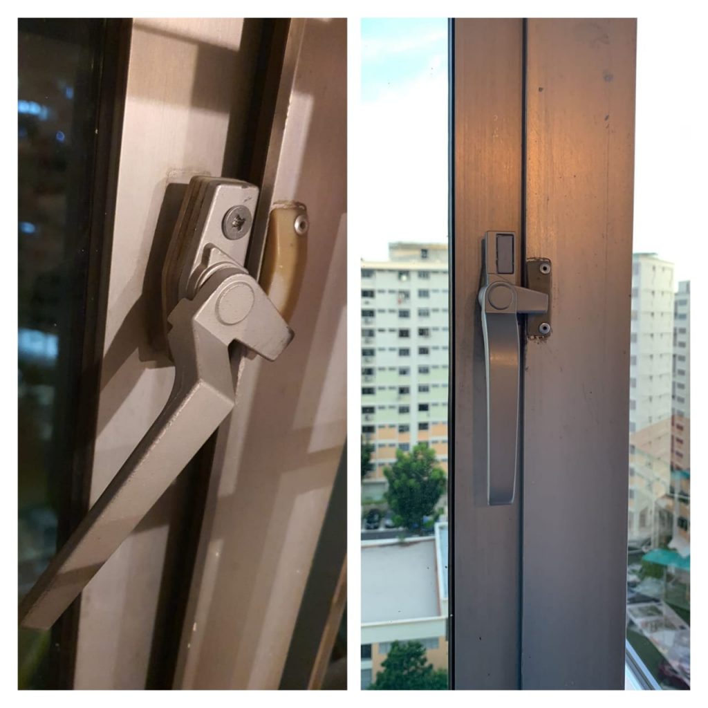 Supply And Replace Window Handle Window Repair Singapore
